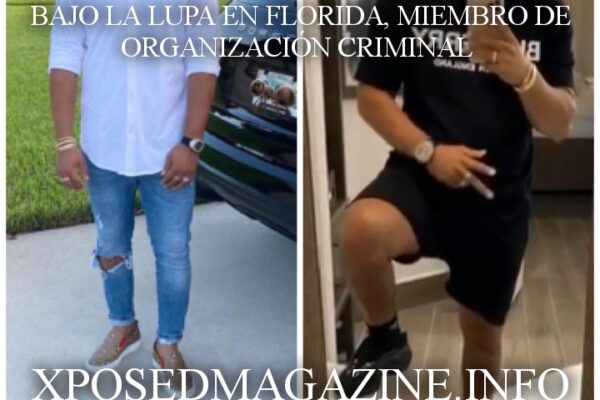 BAJO LA LUPA EN FLORIDA, MIEMBRO DE ORGANIZACIÓN CRIMINAL