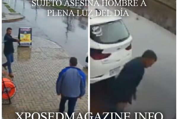 SUJETO ASESINA HOMBRE A PLENA LUZ DEL DÍA