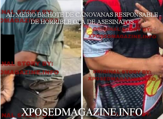 AL MEDIO BICHOTE DE CANOVANAS RESPONSABLE DE HORRIBLE OLA DE ASESINATOS