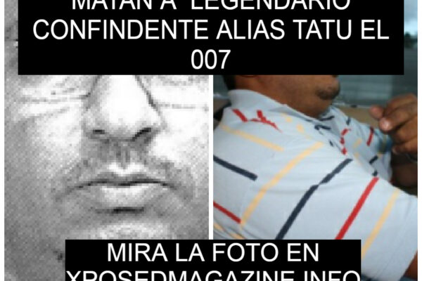 MATAN A LEGENDARIO CONFINDENTE ALIAS TATU EL 007