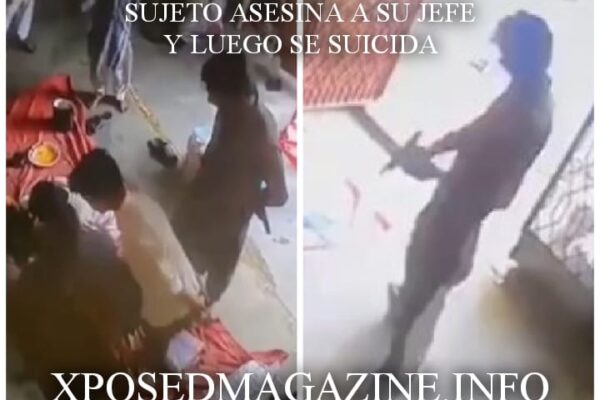 SUJETO ASESINA A SU JEFE Y LUEGO SE SUICIDA