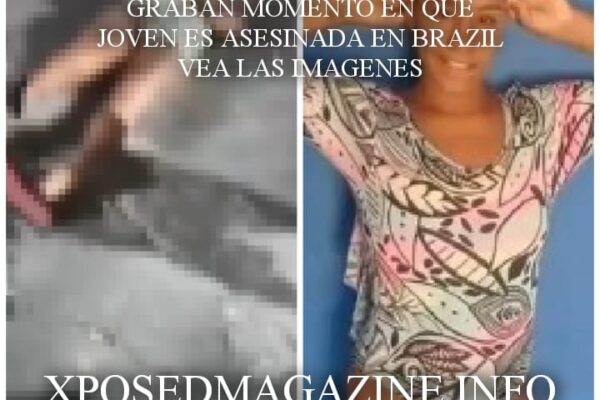 GRABAN MOMENTO EN QUE JOVEN ES ASESINADA EN BRAZIL VEA LAS IMAGENES