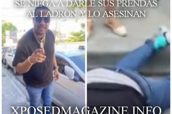 SE NIEGA A DARLE SUS PRENDAS AL LADRON Y LO ASESINAN