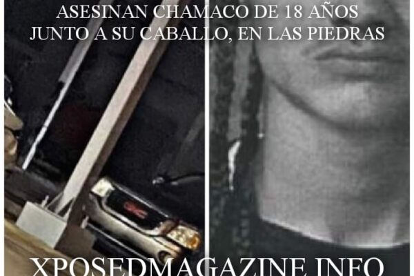 ASESINAN CHAMACO DE 18 AÑOS JUNTO A SU CABALLO, EN LAS PIEDRAS
