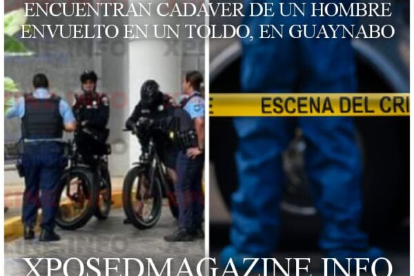 ENCUENTRAN CADAVER DE UN HOMBRE ENVUELTO EN UN TOLDO, EN GUAYNABO