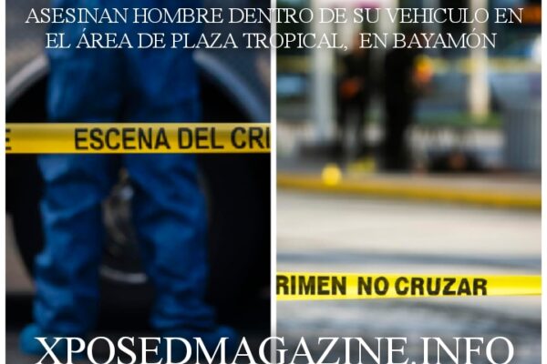 ASESINAN HOMBRE DENTRO DE SU VEHICULO EN EL ÁREA DE PLAZA TROPICAL,  EN BAYAMÓN