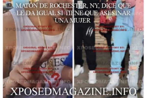MATÓN DE ROCHESTER, NY, DICE QUE LE DA IGUAL SI TIENE QUE ASESINAR UNA MUJER