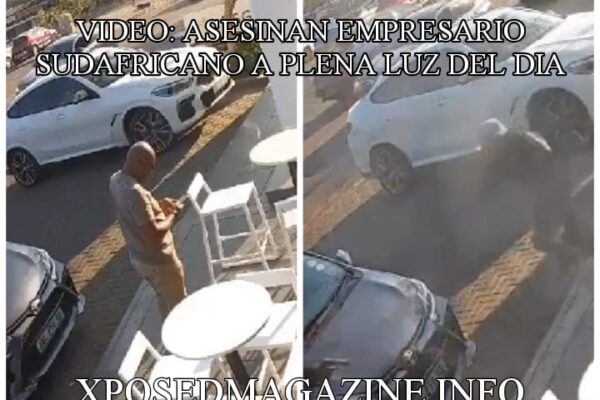 VIDEO: ASESINAN EMPRESARIO SUDAFRICANO A PLENA LUZ DEL DIA