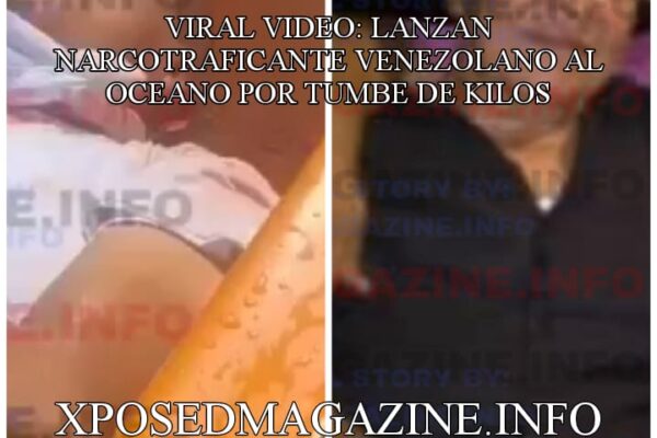 VIRAL VIDEO: LANZAN NARCOTRAFICANTE VENEZOLANO AL OCEANO POR TUMBE DE KILOS