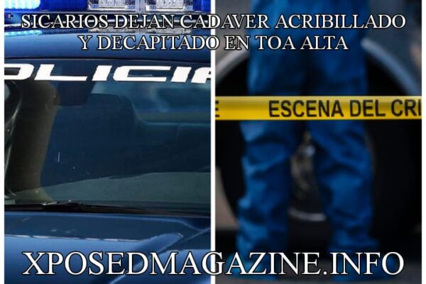 SICARIOS DEJAN CADAVER ACRIBILLADO Y DECAPITADO EN TOA ALTA