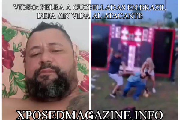VIDEO: PELEA A CUCHILLADAS EN BRAZIL DEJA SIN VIDA AL ATACANTE