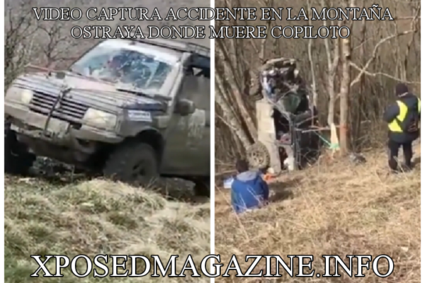 VIDEO CAPTURA ACCIDENTE EN LA MONTAÑA OSTRAYA DONDE MUERE COPILOTO