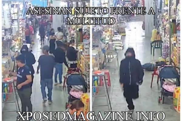 ASESINAN SUJETO FRENTE A MULTITUD