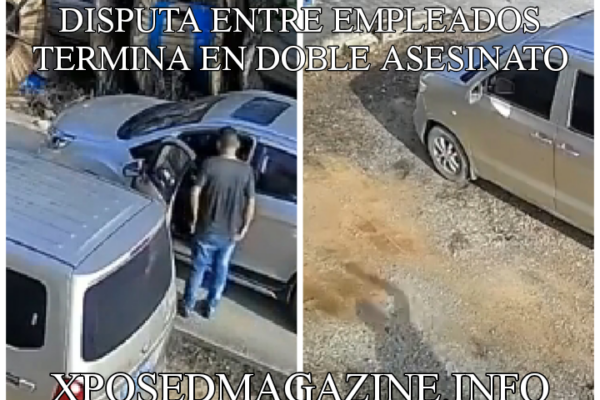 DISPUTA ENTRE EMPLEADOS TERMINA EN DOBLE ASESINATO