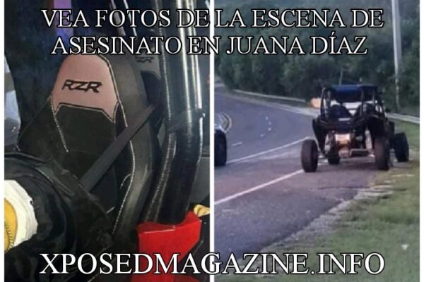 VEA FOTOS DE LA ESCENA DE ASESINATO EN JUANA DÍAZ