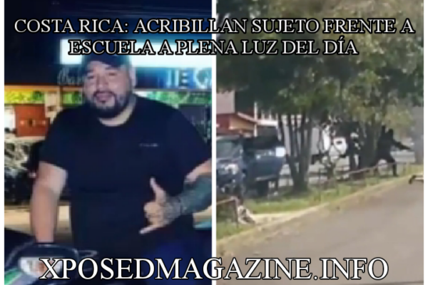 COSTA RICA: ACRIBILLAN SUJETO FRENTE A ESCUELA A PLENA LUZ DEL DÍA