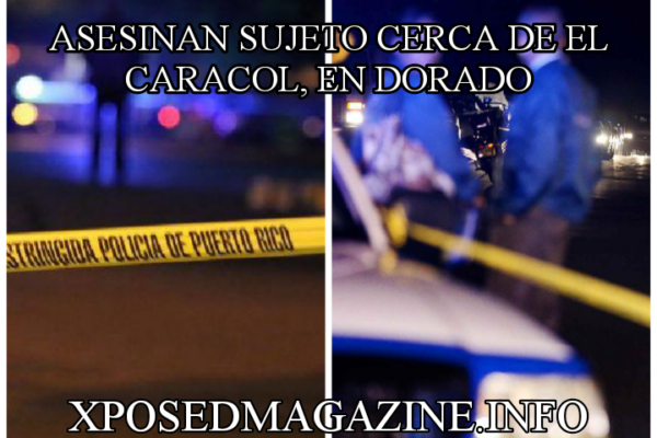 ASESINAN SUJETO CERCA DE EL CARACOL, EN DORADO