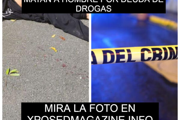 MATAN A HOMBRE POR DEUDA DE DROGAS