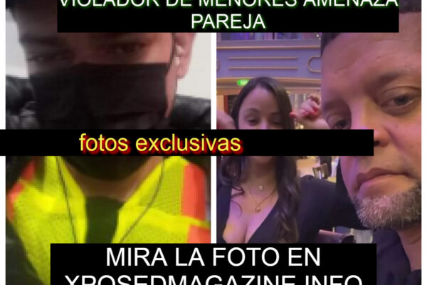 VIOLADOR DE MENORES AMENAZA PAREJA