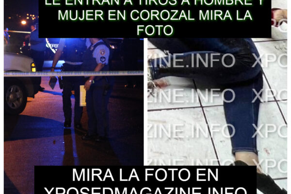 LE ENTRAN A TIROS A HOMBRE Y MUJER EN COROZAL MIRA LA FOTO