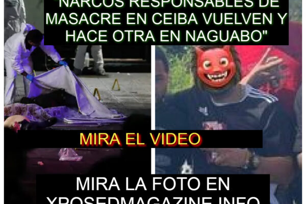 “NARCOS RESPONSABLES DE MASACRE EN CEIBA VUELVEN Y HACEN OTRA EN NAGUABO”
