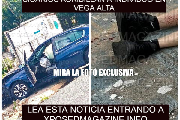 SICARIOS ACRIBILLAN SUJETO EN VEGA ALTA