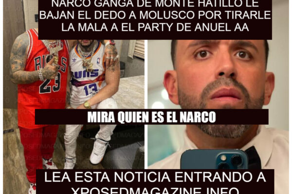 NARCO GANGA DE MONTE HATILLO LE BAJAN EL DEDO A MOLUSCO POR TIRARLE LA MALA A EL PARTY DE ANUEL AA