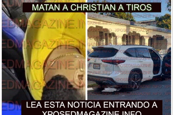 MATAN A CHRISTIAN A TIROS