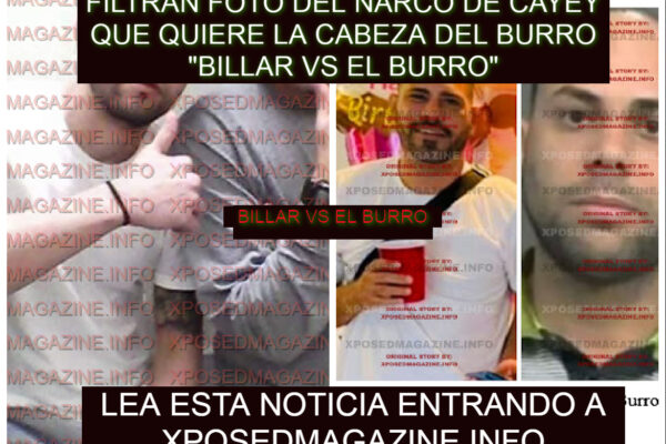 FILTRAN FOTO DEL NARCO DE CAYEY QUE QUIERE LA CABEZA DEL BURRO “BILLAR VS EL BURRO”