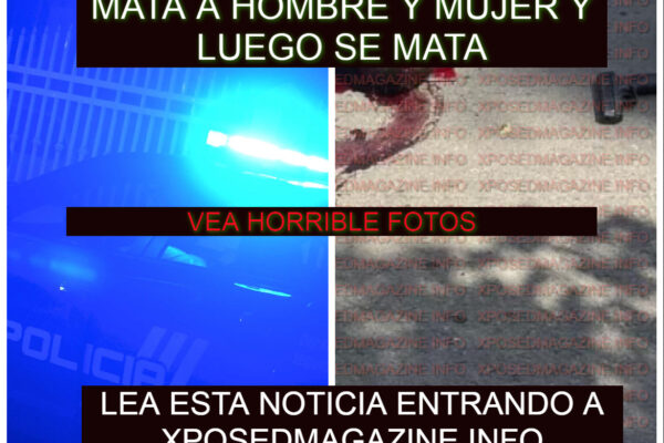 MATA A HOMBRE Y MUJER Y LUEGO SE MATA