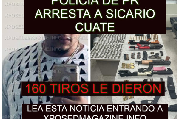 POLICIA DE PR ARRESTA A SICARIO CUATE