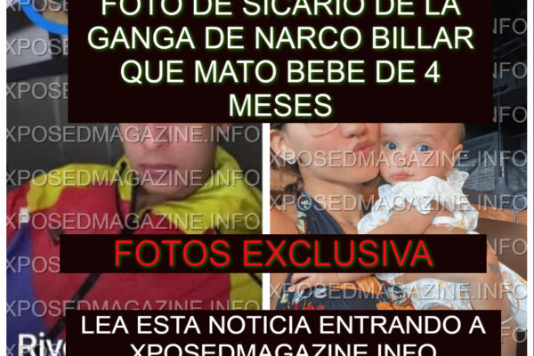 FOTO DE SICARIO DE LA GANGA DE NARCO QUE MATO BEBE DE 4 MESES