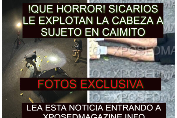 !QUE HORROR! SICARIOS LE EXPLOTAN LA CABEZA A SUJETO EN CAIMITO