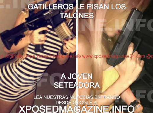 GATILLEROS LE PISAN LOS TALONES A JOVEN SETEADORA