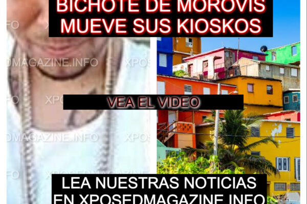 BICHOTE DE MOROVIS MUEVE SUS KIOSKOS