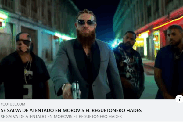 SE SALVA DE ATENTADO EN MOROVIS EL REGUETONERO HADES