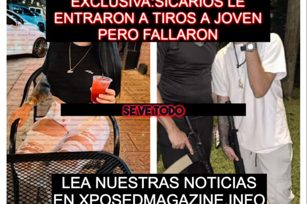 EXCLUSIVA:SICARIOS LE ENTRARON A TIROS A JOVEN PERO FALLARON