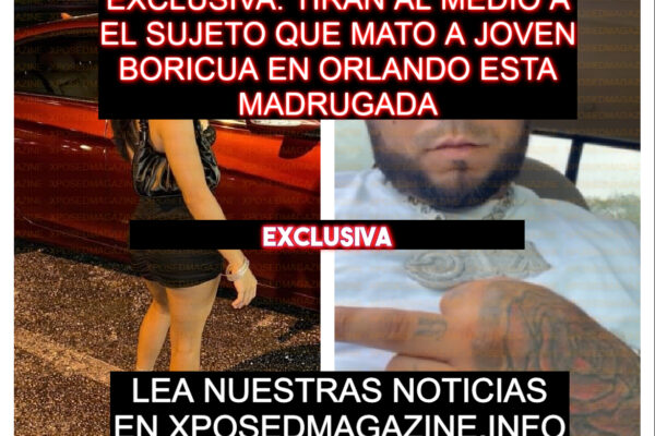EXCLUSIVA: TIRAN AL MEDIO A EL SUJETO QUE MATO A JOVEN BORICUA EN ORLANDO ESTA MADRUGADA