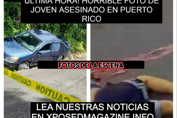 ÚLTIMA HORA! HORRIBLE FOTO DE JOVEN ASESINADO EN PUERTO RICO