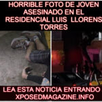 HORRIBLE FOTO DE JOVEN ASESINADO EN EL RESIDENCIAL LUIS LLORENS TORRES