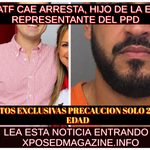 ATF ARRESTA HIJO DE LA EX REPRESENTANTE DEL PPD